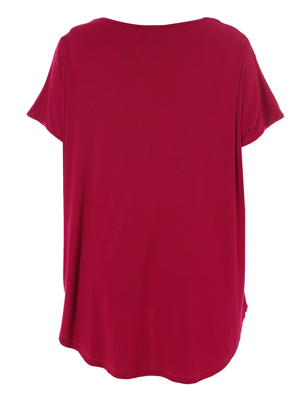 GITTE - Plus Size T-shirt fra Gozzip