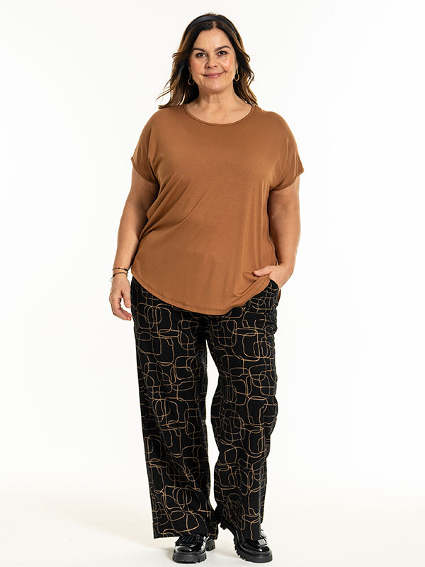 GITTE - Plus Size T-shirt fra Gozzip