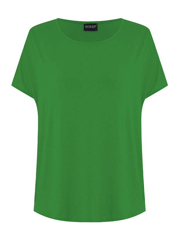 GITTE - Plus Size T-shirt fra Gozzip