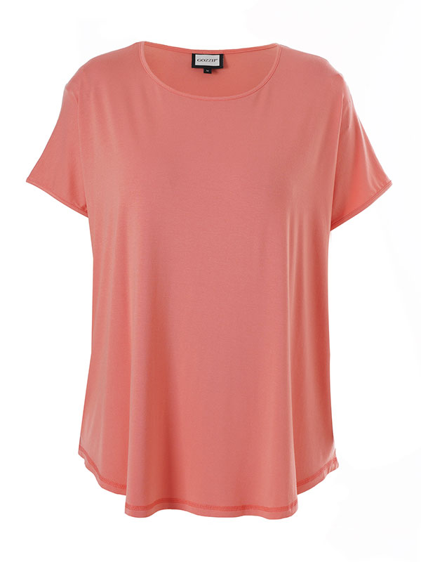 GITTE - Plus Size T-shirt fra Gozzip