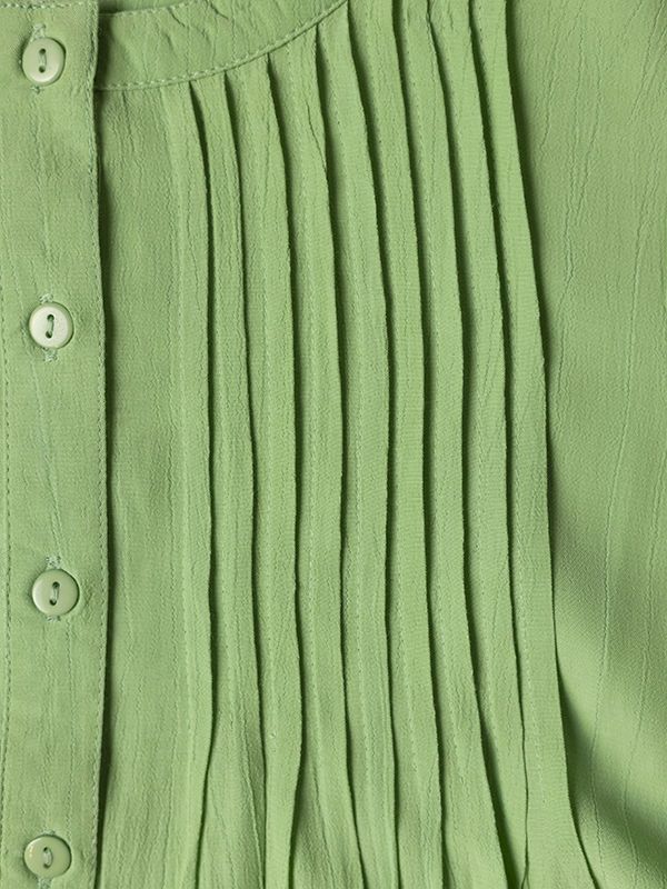 JOHANNE - Grønn viskose tunika med lommer fra Gozzip
