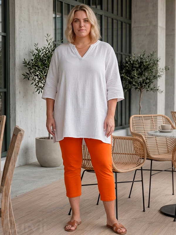 CLARA - Plus Size Leggings fra Gozzip
