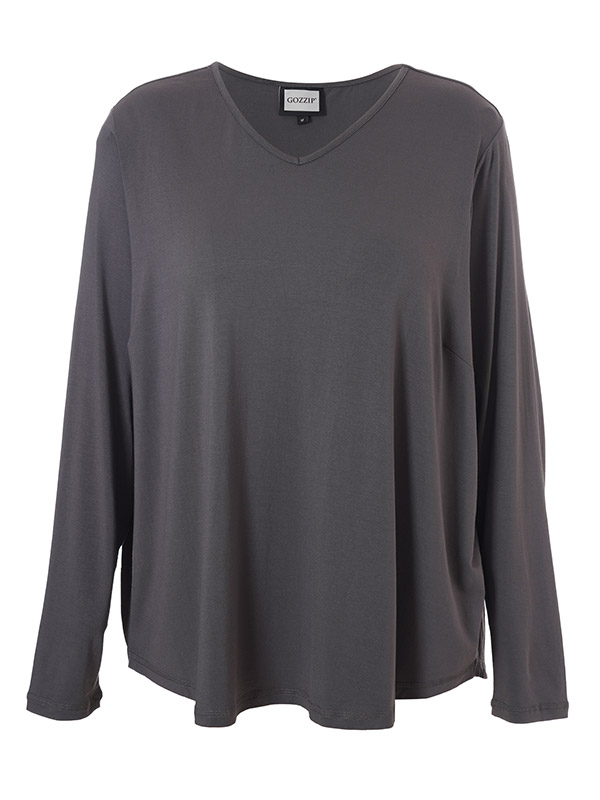 GITTE - Plus Size Bluse fra Gozzip