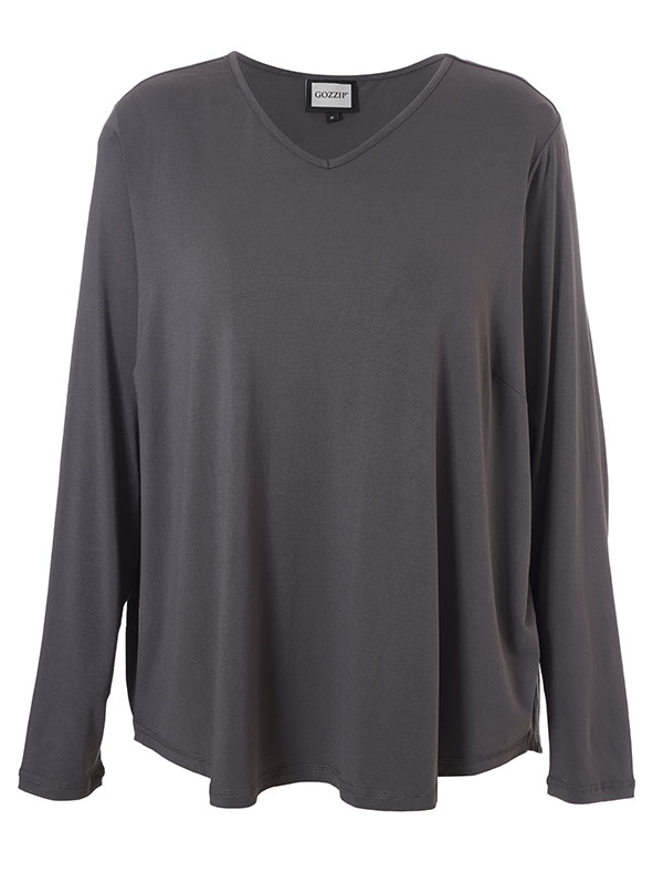 GITTE - Plus Size Bluse fra Gozzip