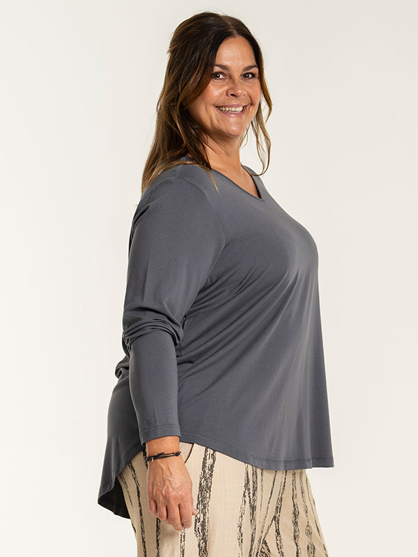 GITTE - Plus Size Bluse fra Gozzip