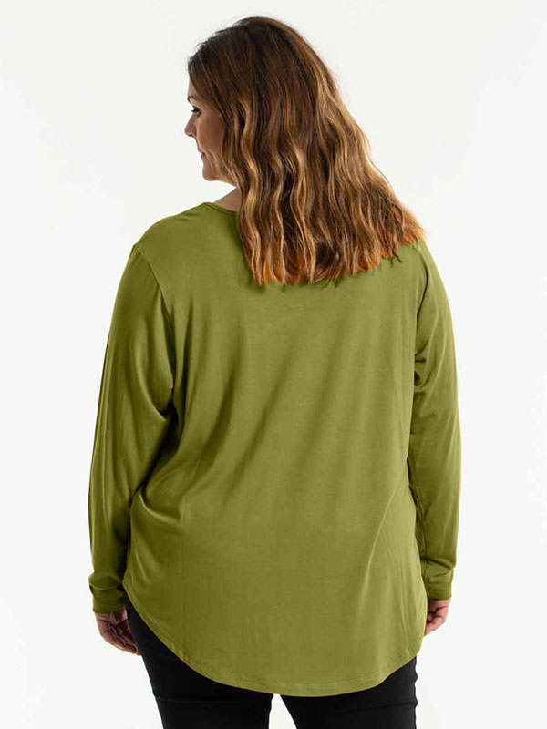 GITTE - Plus Size Bluse fra Gozzip
