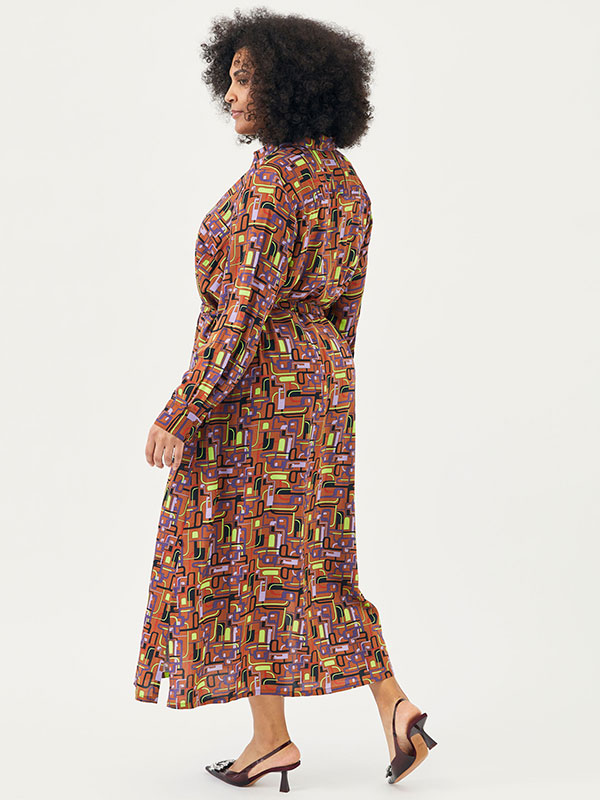 DINA - Plus Size Kjole fra Adia