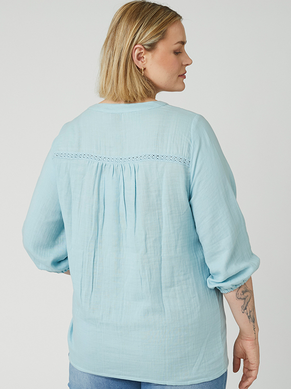 ADFARINA - Plus Size Bluse fra Adia