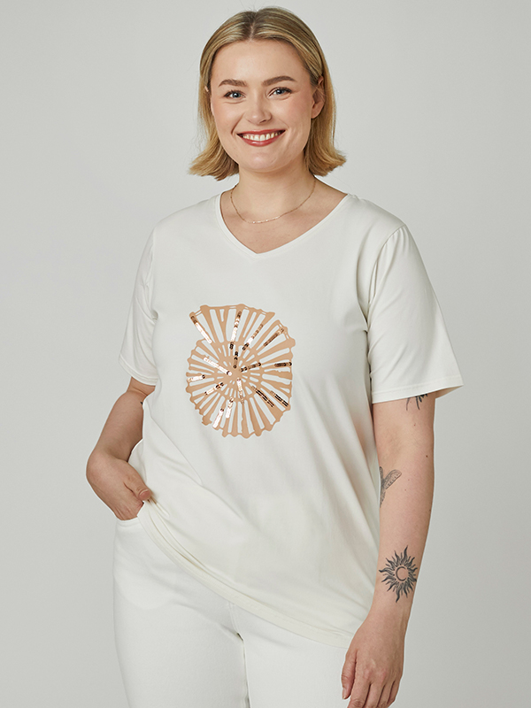 ADGAIL - Plus Size T-shirt fra Adia