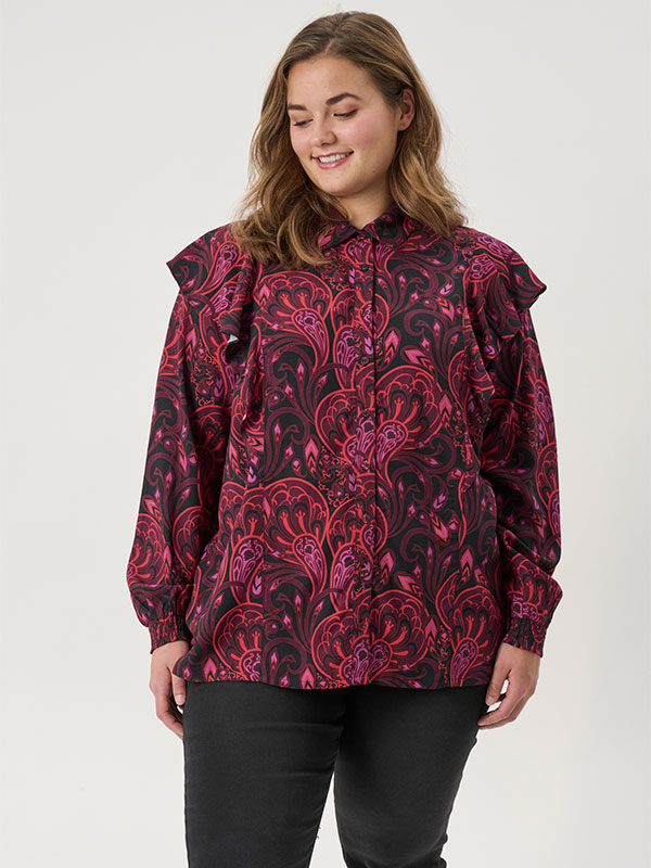 ADRIKKE - Plus Size Bluse fra Adia