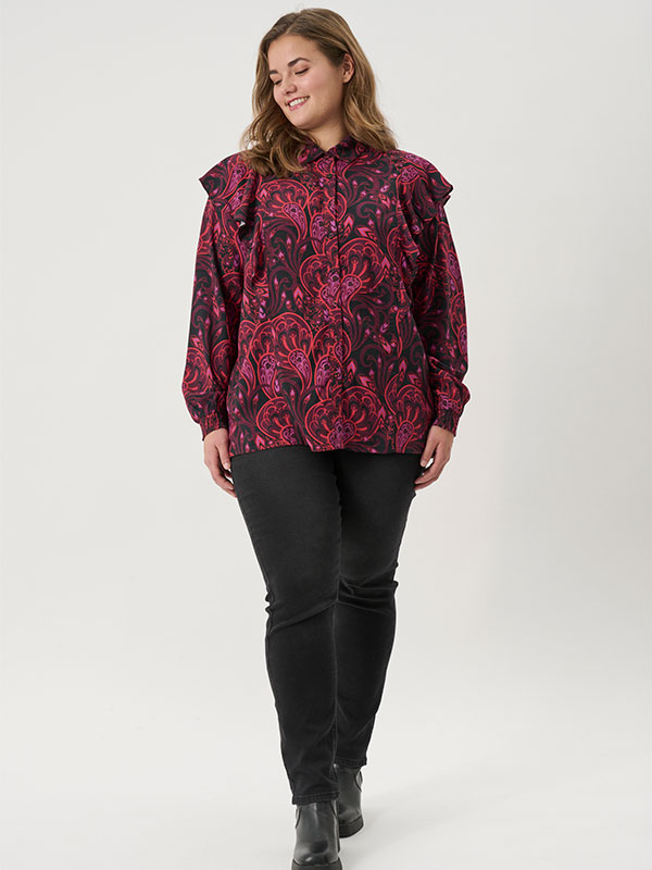 ADRIKKE - Plus Size Bluse fra Adia