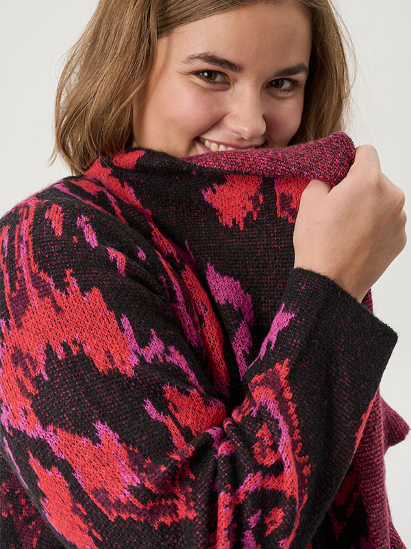 ADROSALINDA - Plus Size Cardigan fra Adia