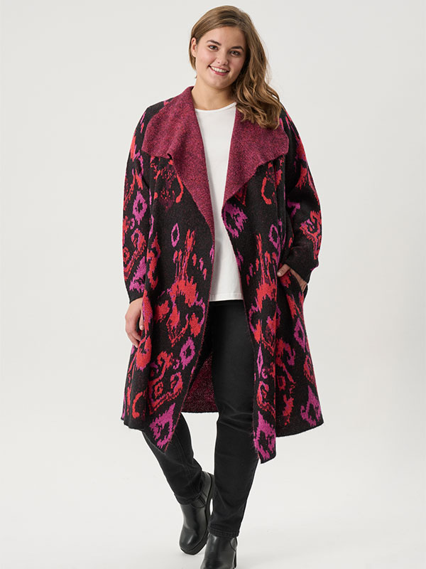 ADROSALINDA - Plus Size Cardigan fra Adia