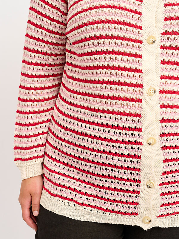 ADVENUS - Plus Size Cardigan fra Adia