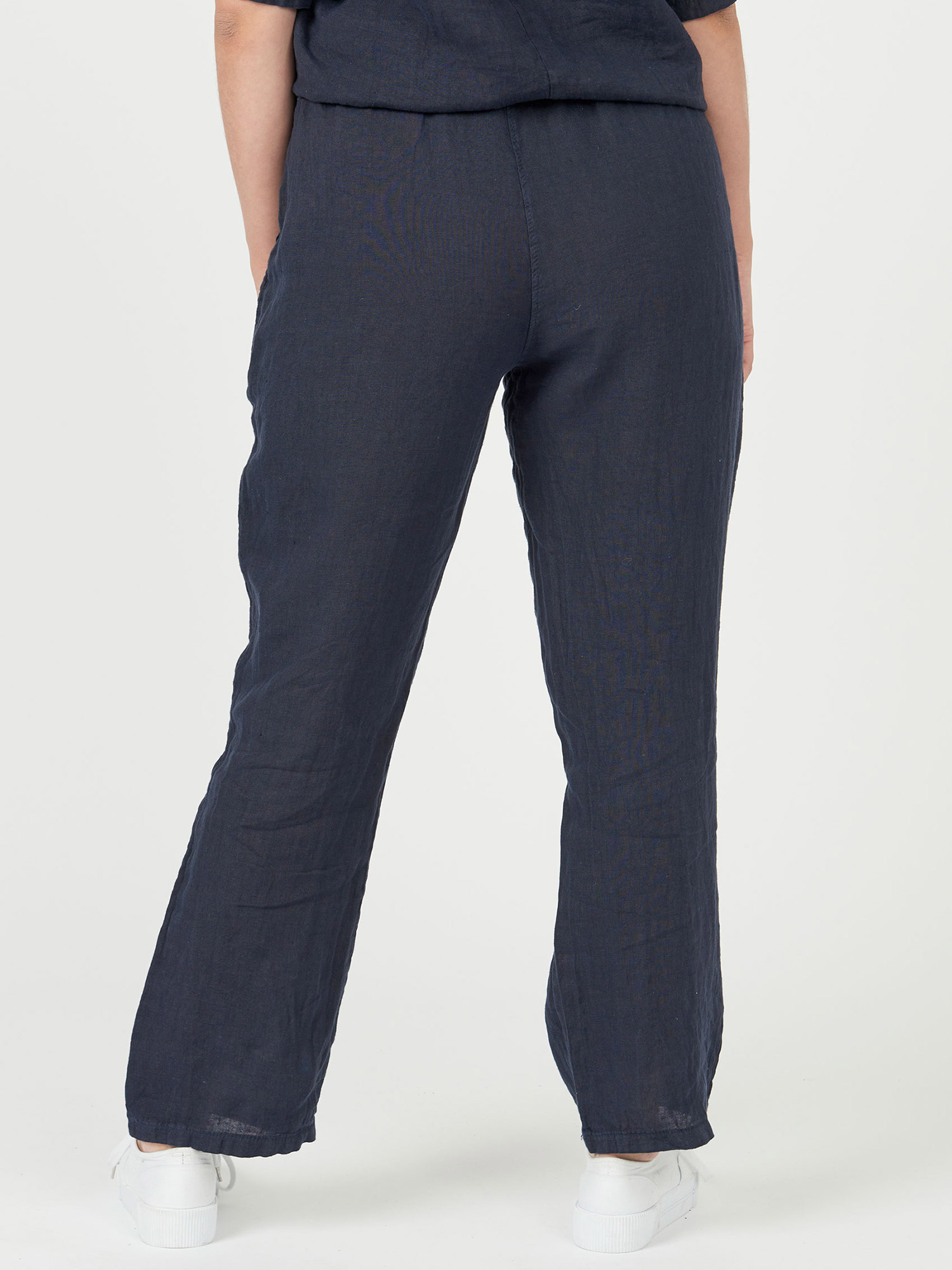 Bonita - mørkeblå lin bukser fra Pont Neuf