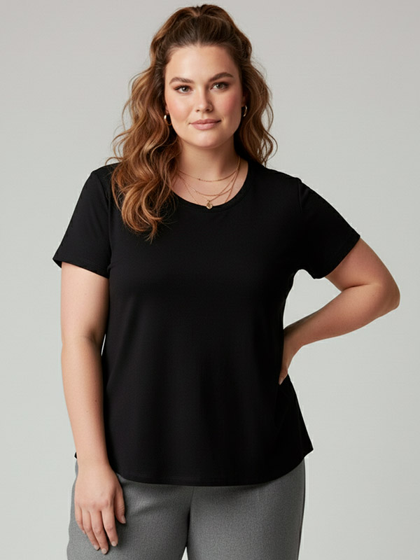 BAMBOO - Plus Size T-shirt fra Fiona