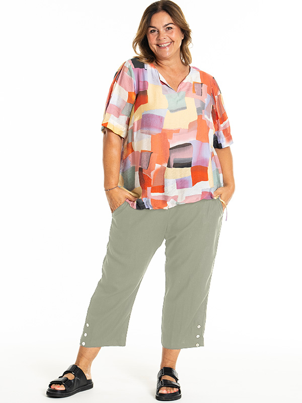CLARA - Plus Size Bukser fra Gozzip