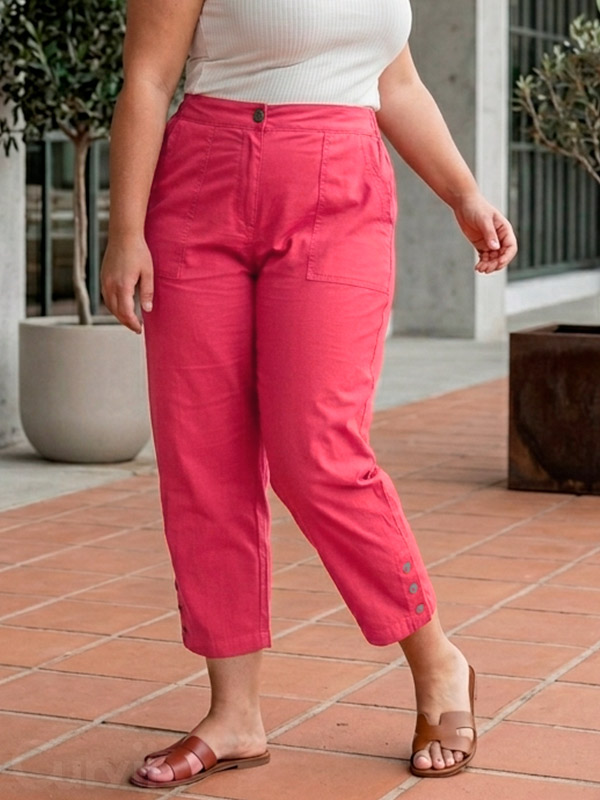 CLARA - Plus Size Bukser fra Gozzip