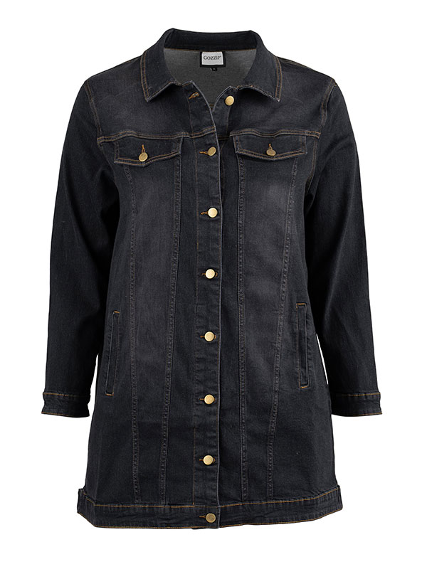AMELA - Plus Size Jakke fra Gozzip