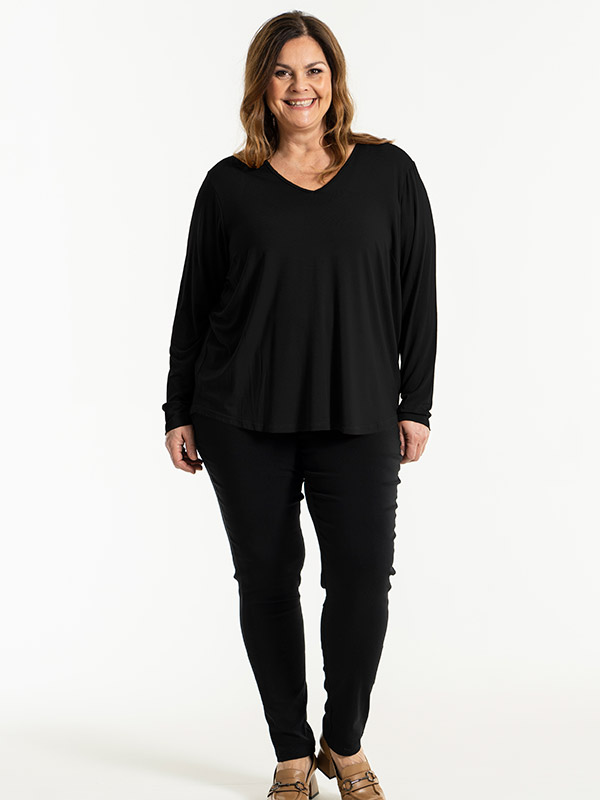 GITTE  - Plus Size Bluse fra Gozzip