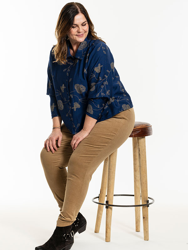 CLARA - Plus Size Leggings fra Gozzip