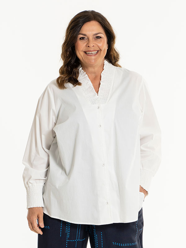 ASMA - Plus Size Skjorte fra Gozzip
