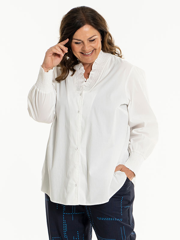 ASMA - Plus Size Skjorte fra Gozzip