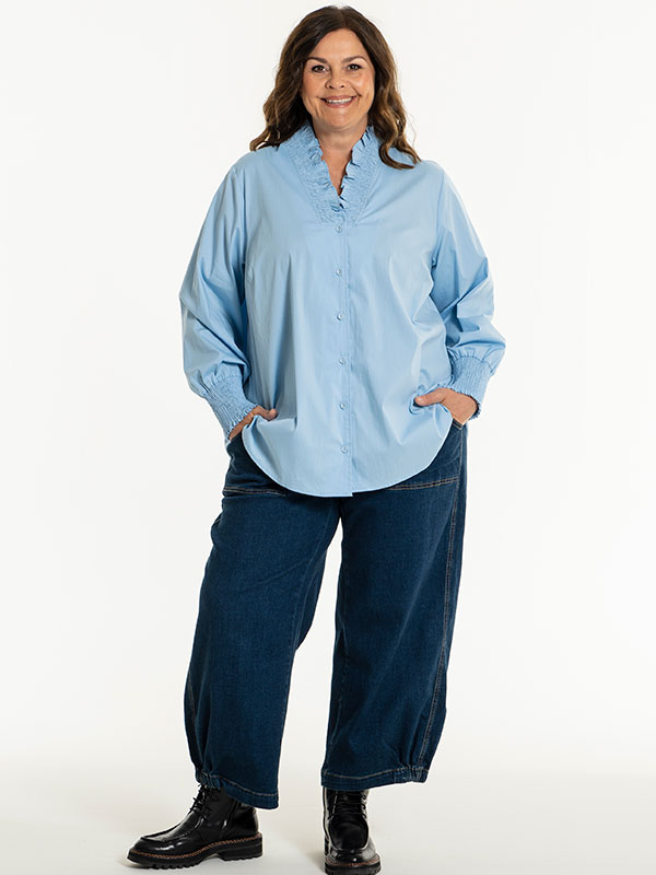 ASMA - Plus Size Skjorte fra Gozzip