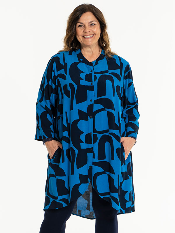 MONNA - Plus Size Tunika fra Gozzip