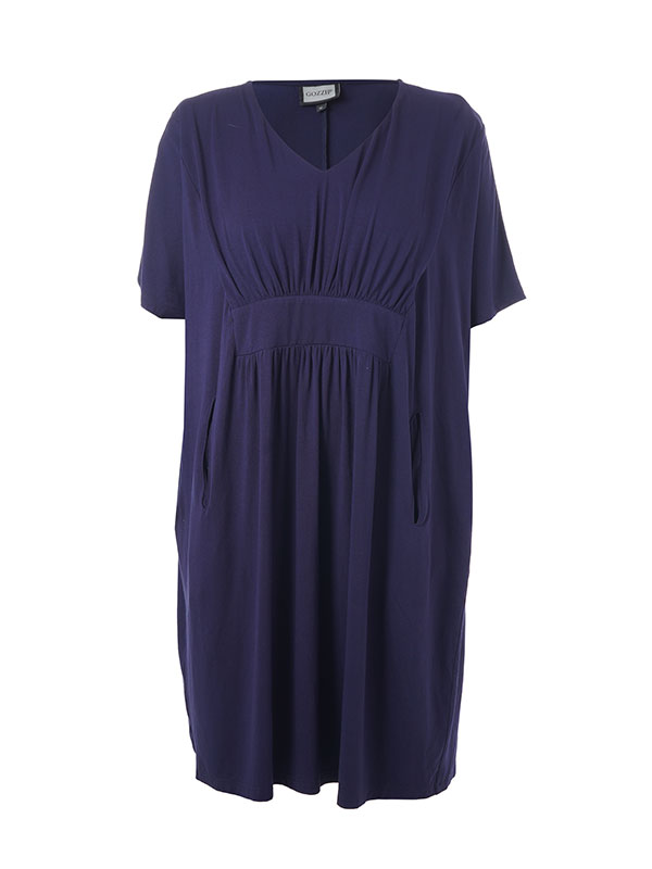 BELINA - Plus Size Kjole fra Gozzip