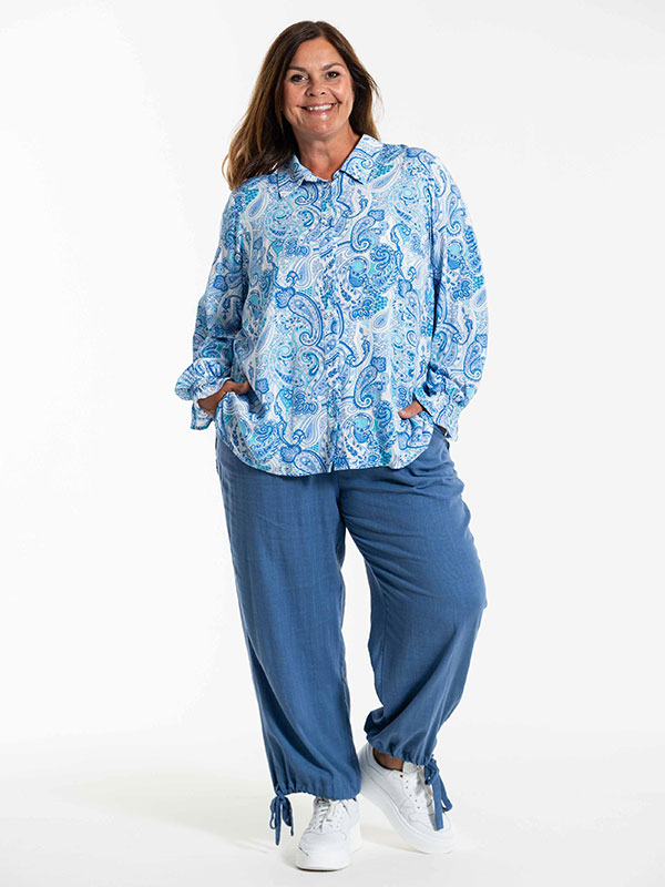 ANNAMAY - Plus Size Skjorte fra Gozzip