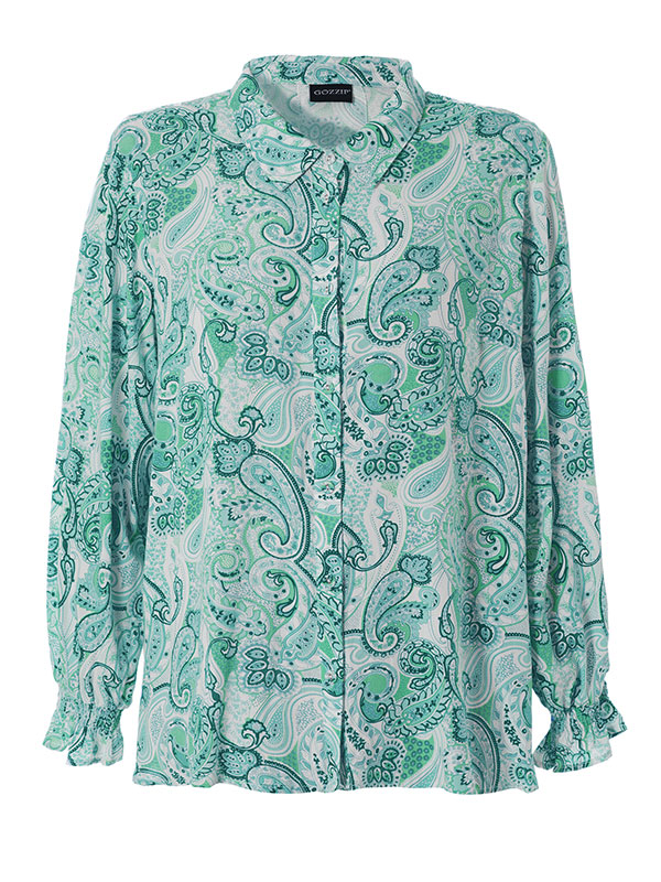 ANNAMAY - Plus Size Skjorte fra Gozzip