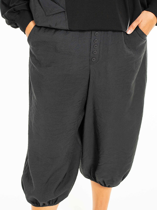 CRISTEL - Plus Size Bukser fra Gozzip Black