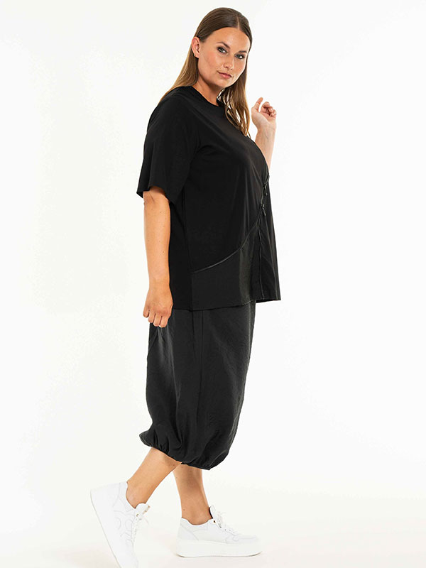 CRISTEL - Plus Size Bukser fra Gozzip Black