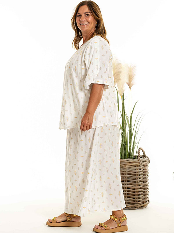 DOLLY - Plus Size Skjorte fra Gozzip