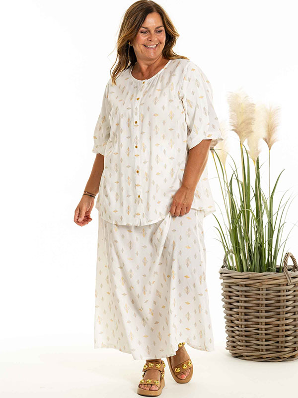 DOLLY - Plus Size Skjorte fra Gozzip