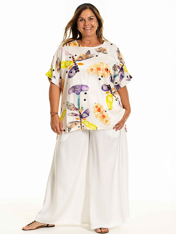 BERETHE - Plus Size Bukser fra Gozzip