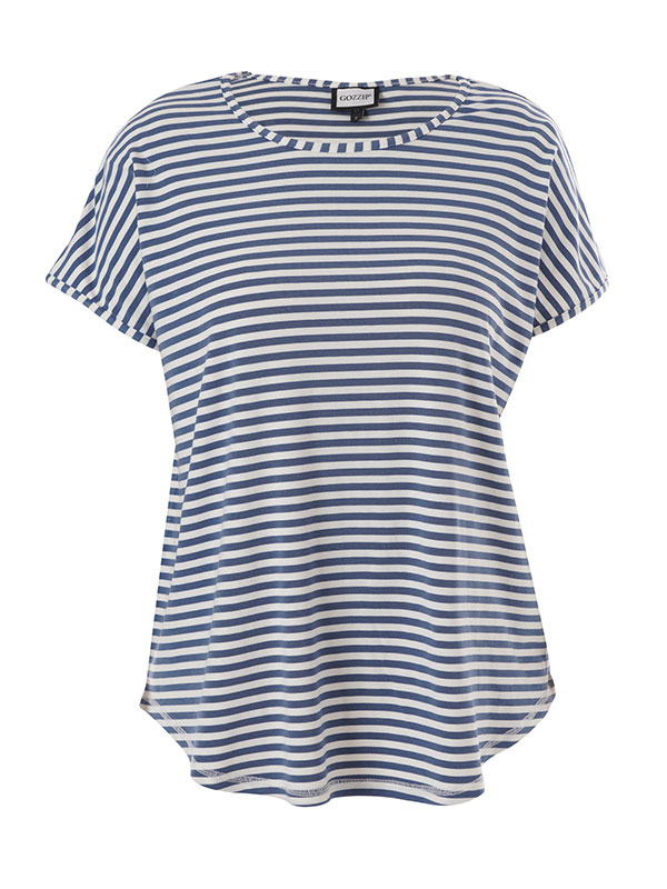 GITTE - Plus Size T-shirt fra Gozzip