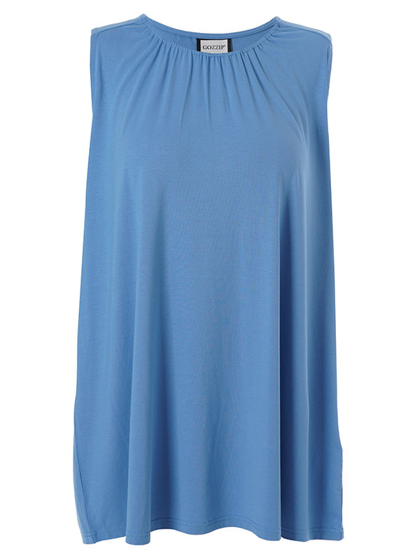 BEATA - Plus Size Bluse fra Gozzip