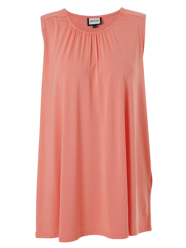 BEATA - Plus Size Bluse fra Gozzip