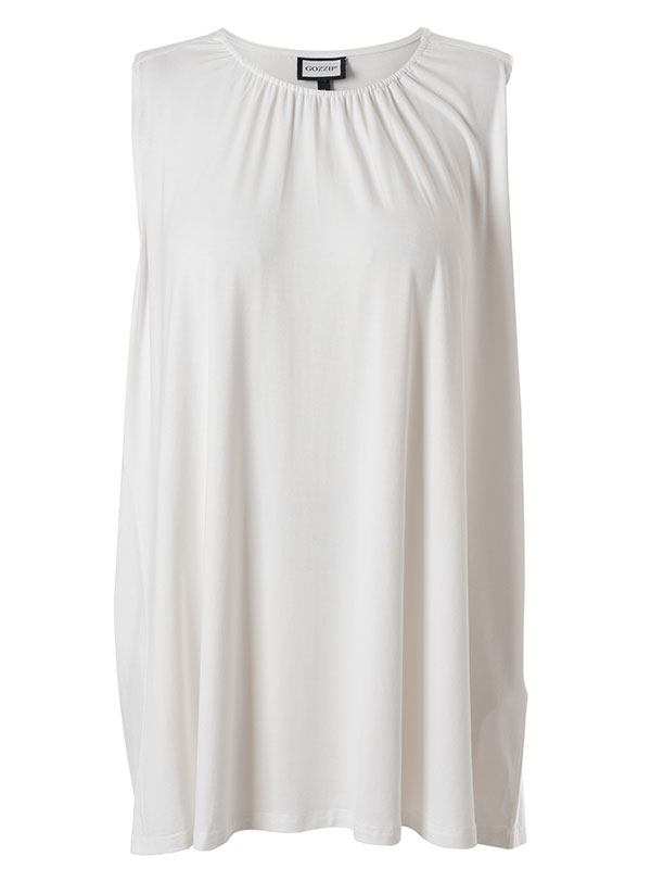 BEATA - Plus Size Topp fra Gozzip