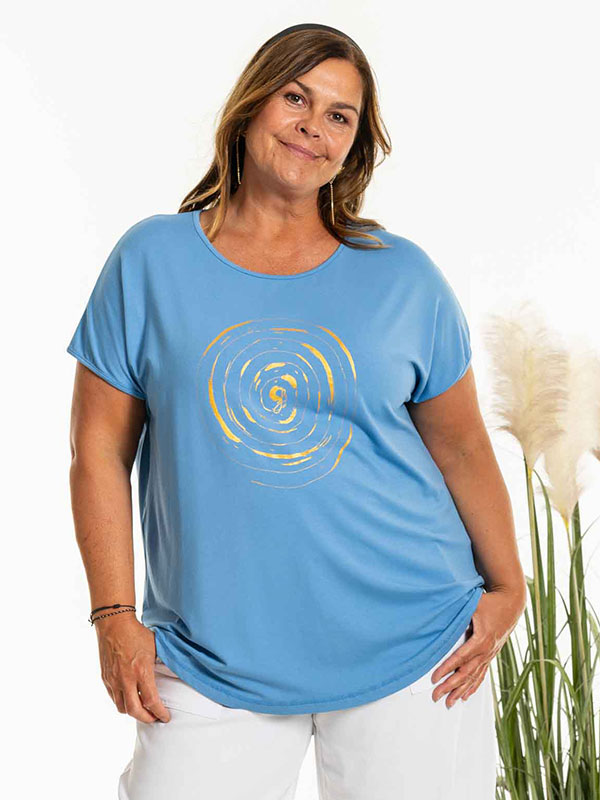 GITTE - Plus Size T-shirt fra Gozzip