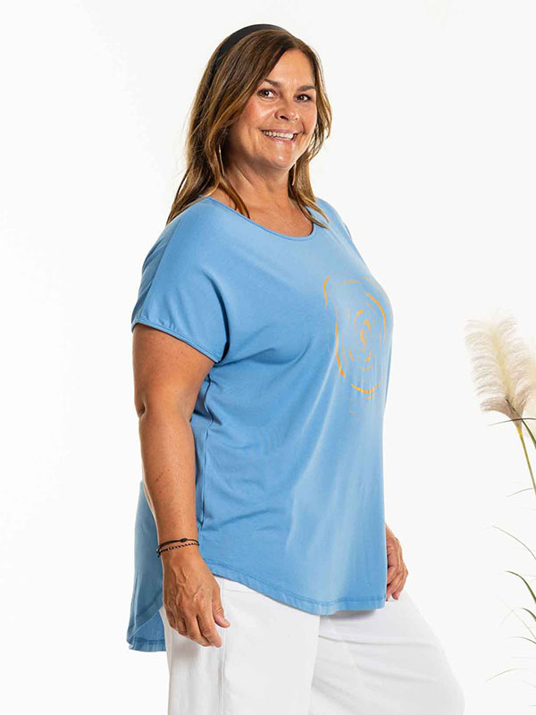 GITTE - Plus Size T-shirt fra Gozzip