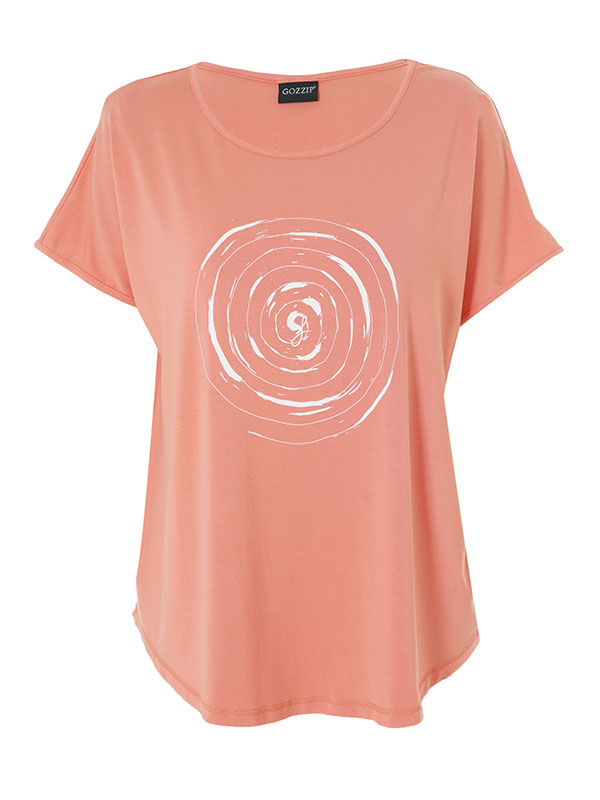 GITTE - Plus Size T-shirt fra Gozzip