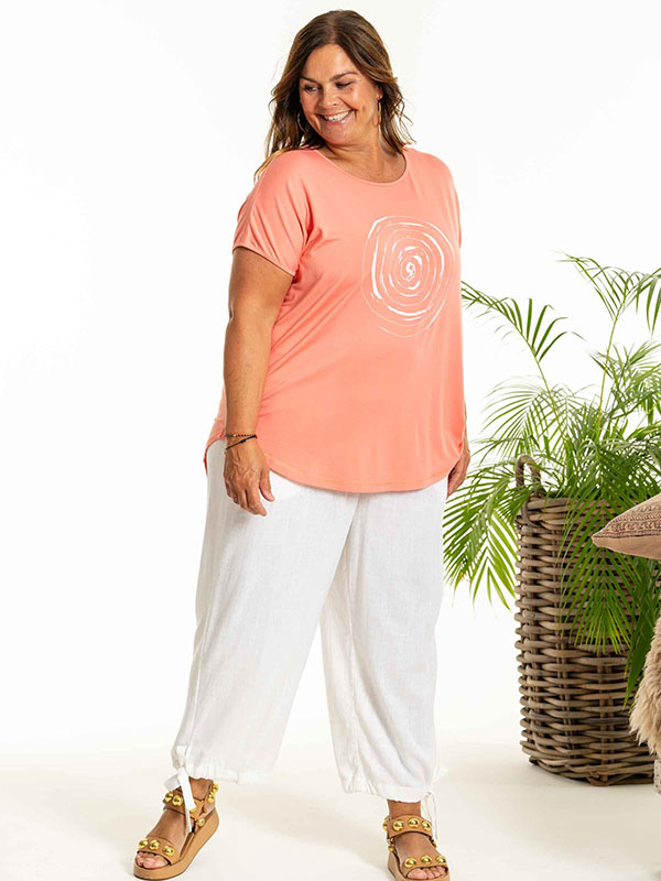 GITTE - Plus Size T-shirt fra Gozzip