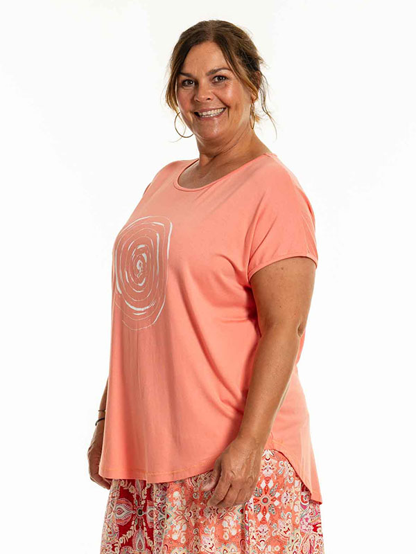 GITTE - Plus Size T-shirt fra Gozzip