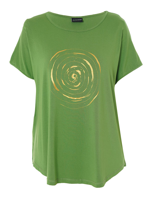 GITTE - Plus Size T-shirt fra Gozzip
