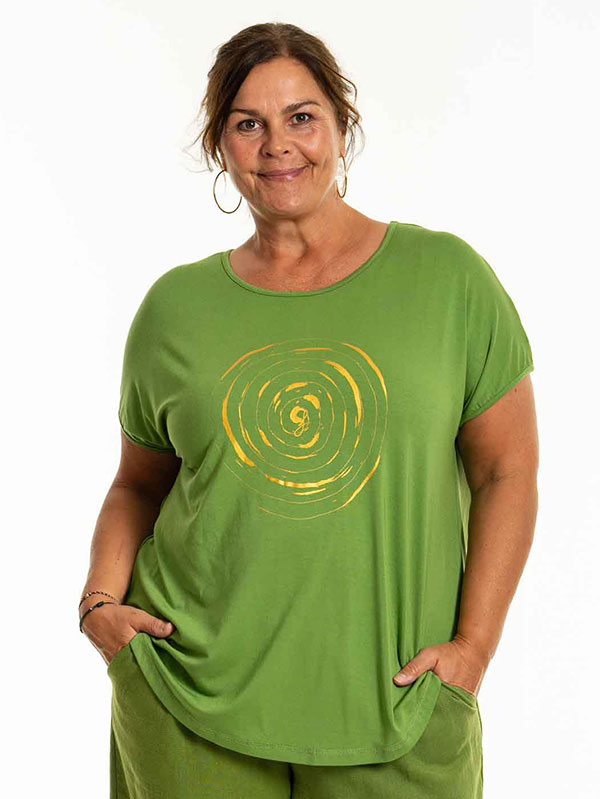 GITTE - Plus Size T-shirt fra Gozzip