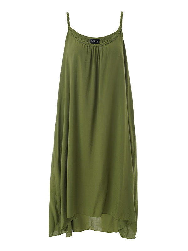AMALIE - Plus Size Kjole fra Gozzip