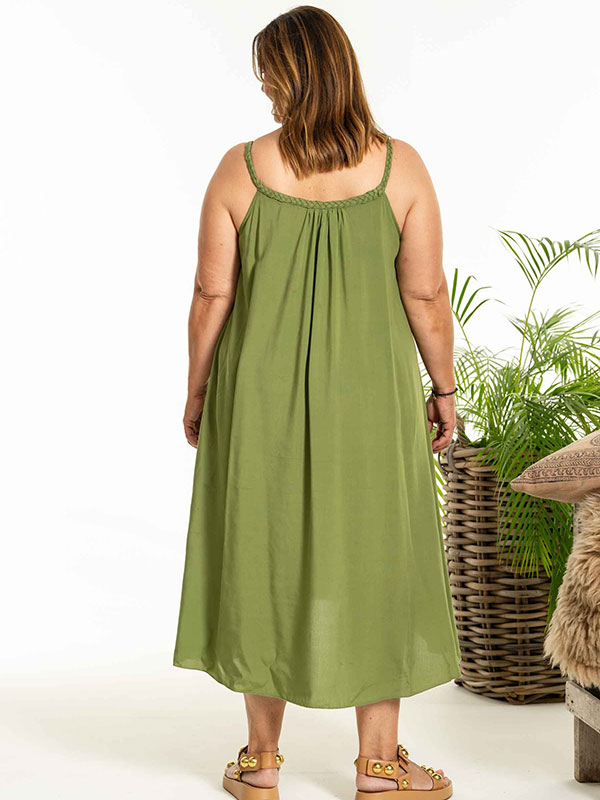AMALIE - Plus Size Kjole fra Gozzip